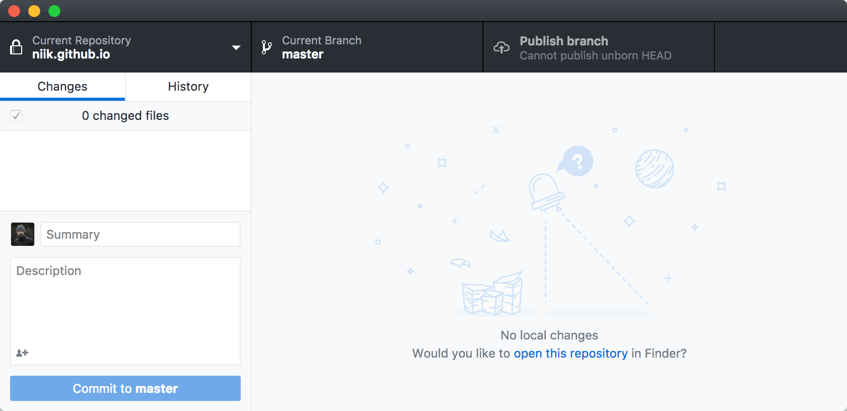 github desktop change repository location